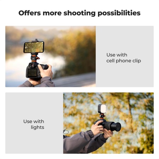 K&F Concept MS-42 Monitor Mount with Cold Shoe